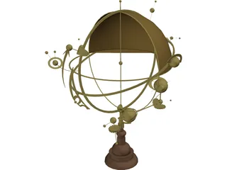 Globe 3D Model preview