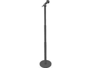 Audio Microphone 3D Model preview