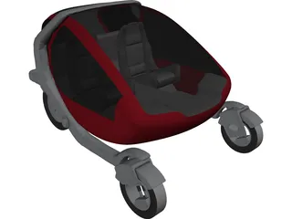 MIT POD Car 3D Model preview
