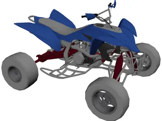Yamaha Quad 3D Model preview