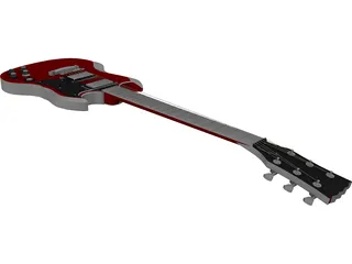 Gibson SG Guitar 3D Model preview