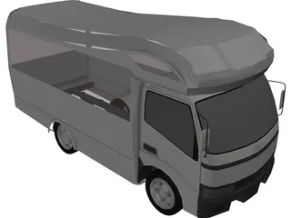 Camper Van 3D Model preview