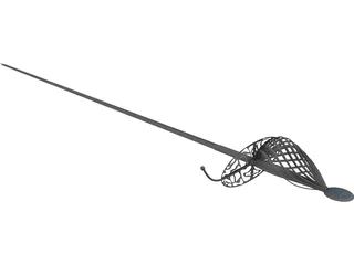 Ancient Sword 3D Model preview