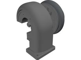 Turbo Compressor 3D Model preview