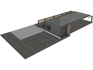 Country Restaurant 3D Model preview
