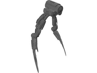 Robot Tripod Guerre des Mondes 3D Model preview