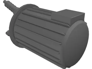 Vintage High Tension Line Transformer 3D Model preview