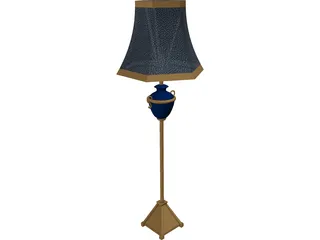 Floor Lamp 3D Model preview