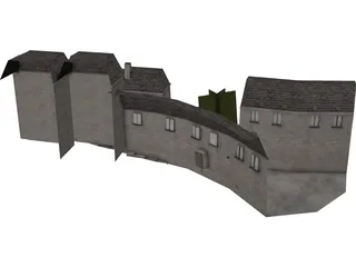 Village 3D Model preview