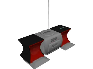 Radio 3D Model preview