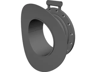 18inch Manhole Frange 3D Model preview