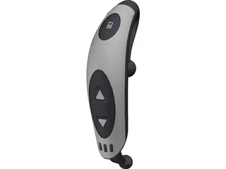 Bluetooth Earpiece 3D Model preview