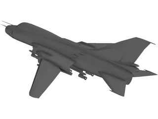 Sukhoi Su-17 Fitter 3D Model preview