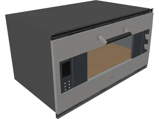 Microwave Gaggenau 3D Model preview