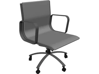 Charles Eames Chair 3D Model preview