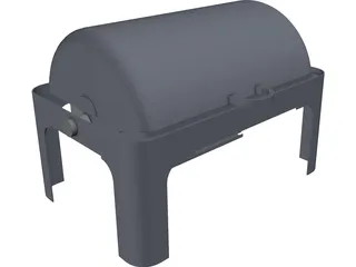 Chaffing Dish 3D Model preview