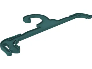 Underwear Hanger 3D Model preview