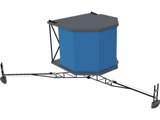 Philae Comet Probe (Rosetta Mission) 3D Model preview
