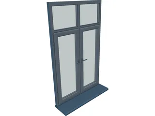 PVC Window 3D Model preview