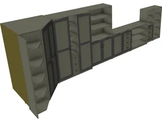 Child Furniture 3D Model preview