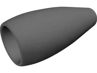 Pratt&Whitney 6124 Jet Engine 3D Model preview