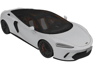 McLaren GT (2020) 3D Model preview