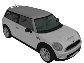 Mini Cooper S Clubman (2011) 3D Model preview