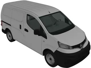 Nissan NV200 (2010) 3D Model preview