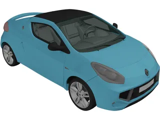 Renault Wind (2011) 3D Model preview