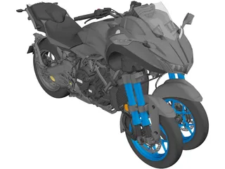 Yamaha NIKEN (2019) 3D Model preview
