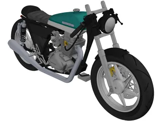 Honda Cafe Racer 3D Model preview