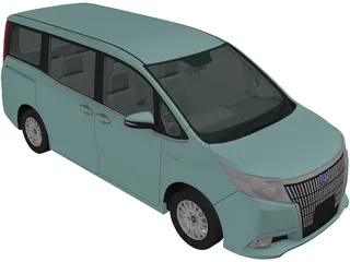 Toyota Esquire (2014) 3D Model preview