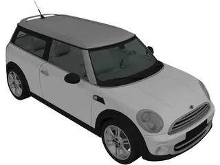 Mini Cooper Clubman (2011) 3D Model preview