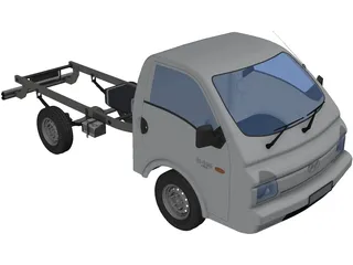 Hyundai H100 Porter Chassis 3D Model preview