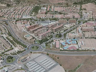 Caceres City, Spain (2020) 3D Model preview