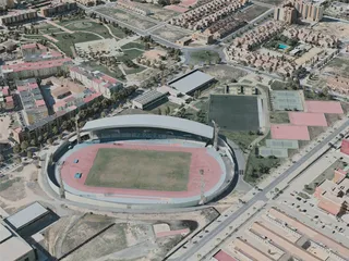 Huelva City, Spain (2020) 3D Model preview