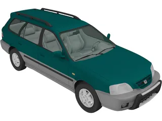 Honda Orthia (1996) 3D Model preview