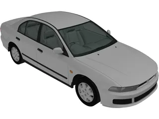 Mitsubishi Galant (1996) 3D Model preview