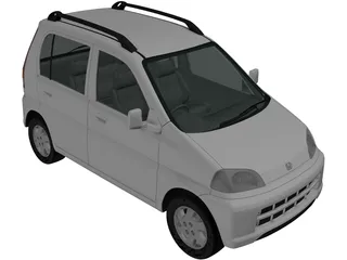 Honda Life (1997) 3D Model preview
