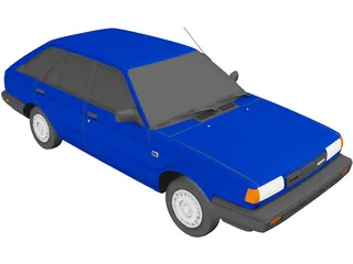 Nissan Tsuru II (1987) 3D Model preview