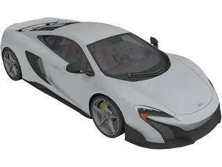 McLaren 675LT (2016) 3D Model preview