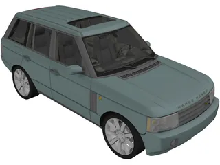 Range Rover Vogue (2004) 3D Model preview