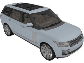 Range Rover Vogue (2013) 3D Model preview