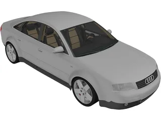 Audi A6 (1998) 3D Model preview