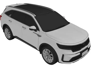 Kia Sorento (2021) 3D Model preview