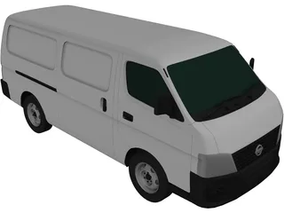 Nissan Urvan PanelVan (2011) 3D Model preview