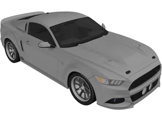 Ford Mustang GT Eleanor (2015) 3D Model preview