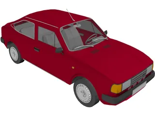 Skoda 105 (1985) 3D Model preview