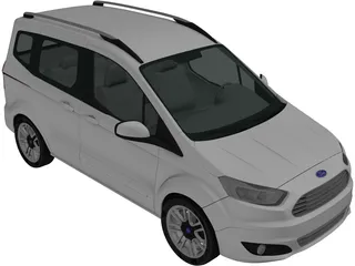 Ford Tourneo Courier (2013) 3D Model preview