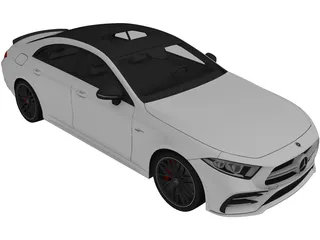 Mercedes-Benz CLS 53 AMG (2019) 3D Model preview